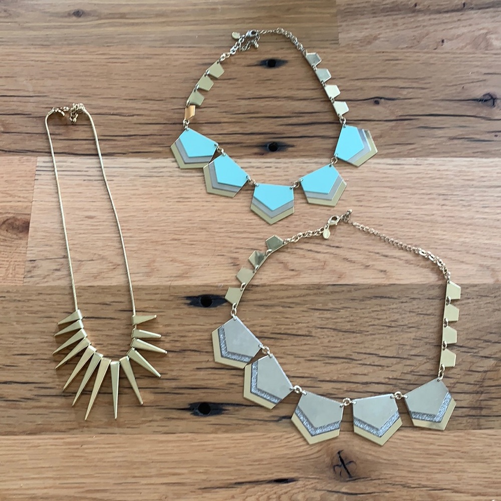 Express necklaces, lot of 3